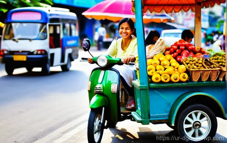 디지털 노마드가 되기 위한 재정 계획 - **Prompt: Empowered Skill Development and Diversified Income**
    "A dynamic, medium shot of a proa...